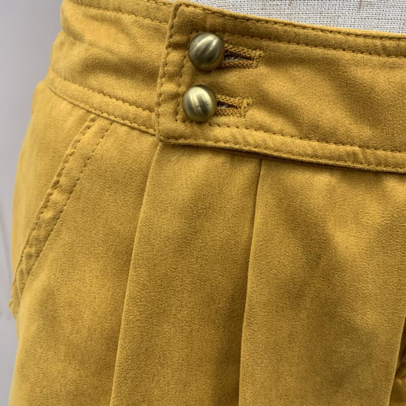 リューデベー/ロートレアモン Rue de Bleis/LAUTREAMONT パンツ ショートパンツ 1 無地 マスタード / マスタード / レディース USED 古着 中古 10021538