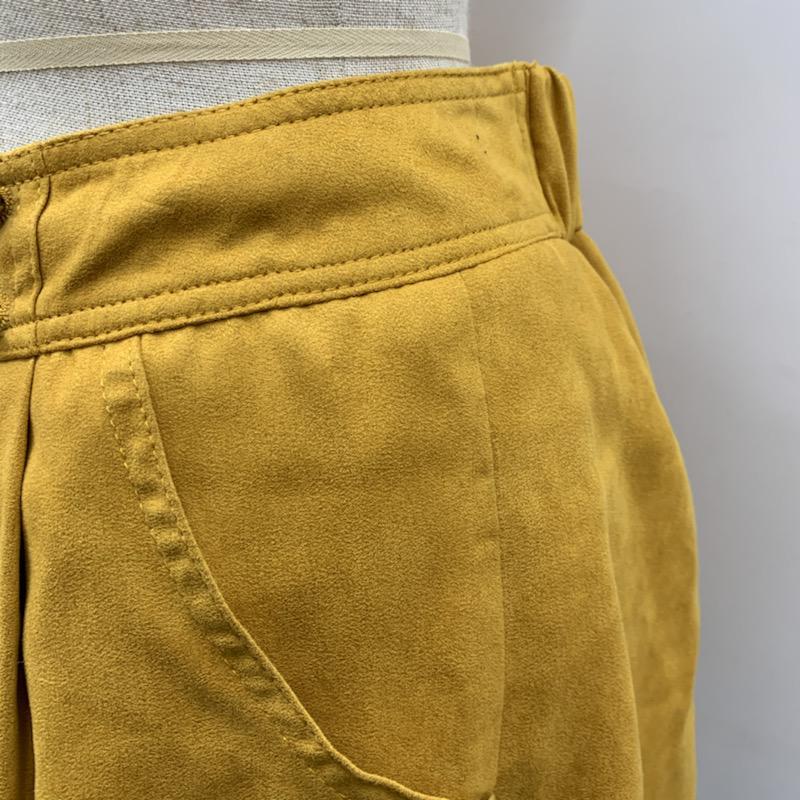 リューデベー/ロートレアモン Rue de Bleis/LAUTREAMONT パンツ ショートパンツ 1 無地 マスタード / マスタード / レディース USED 古着 中古 10021538