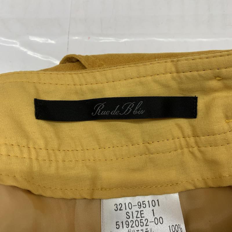 リューデベー/ロートレアモン Rue de Bleis/LAUTREAMONT パンツ ショートパンツ 1 無地 マスタード / マスタード / レディース USED 古着 中古 10021538