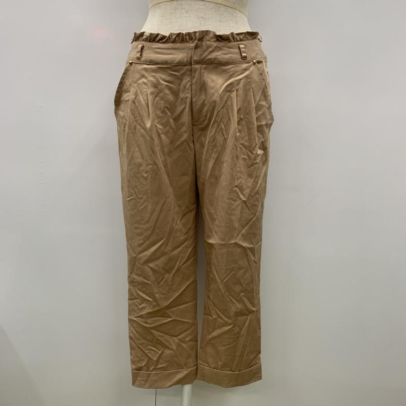ミッシュマッシュ MISCH MASCH パンツ クロップドパンツ 38 無地 マゼンタ / マゼンタ / レディース USED 古着 中古 10021554