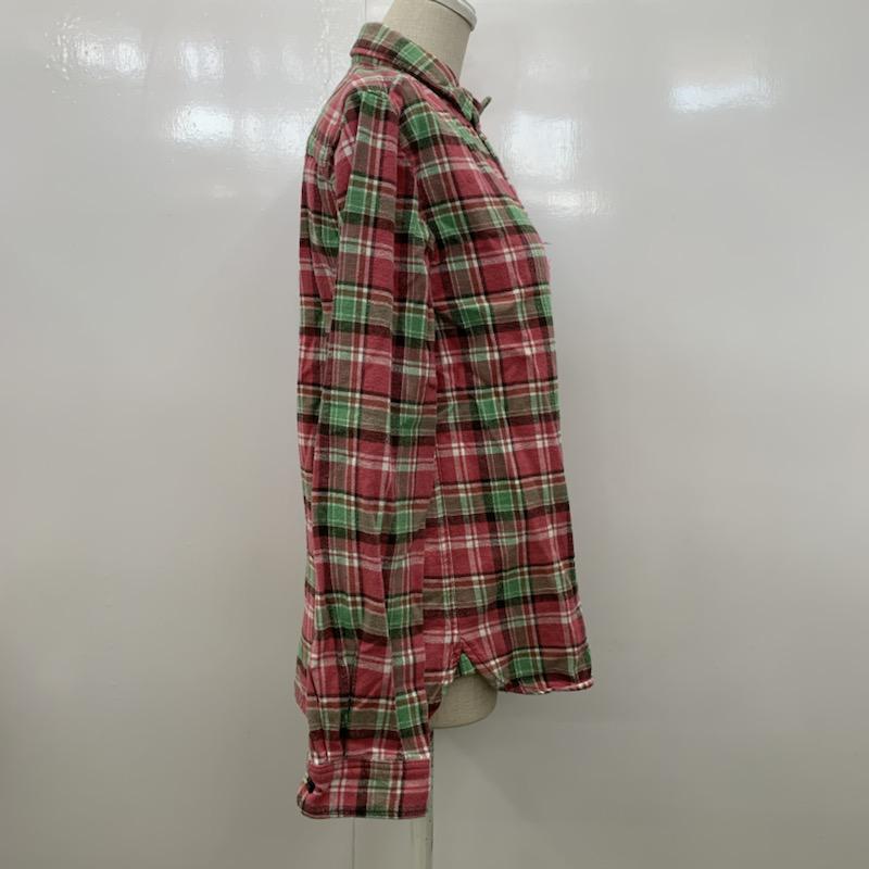ロデオクラウンズ Rodeo Crowns シャツ、ブラウス ネルシャツ S チェック 桃 / ピンク / レディース USED 古着 中古 10021588