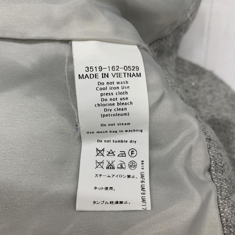 グリーンレーベルリラクシング green label relaxing パンツ ラメ混ワイドパンツ 38 無地 灰 / グレー / レディース USED 古着 中古 10021595