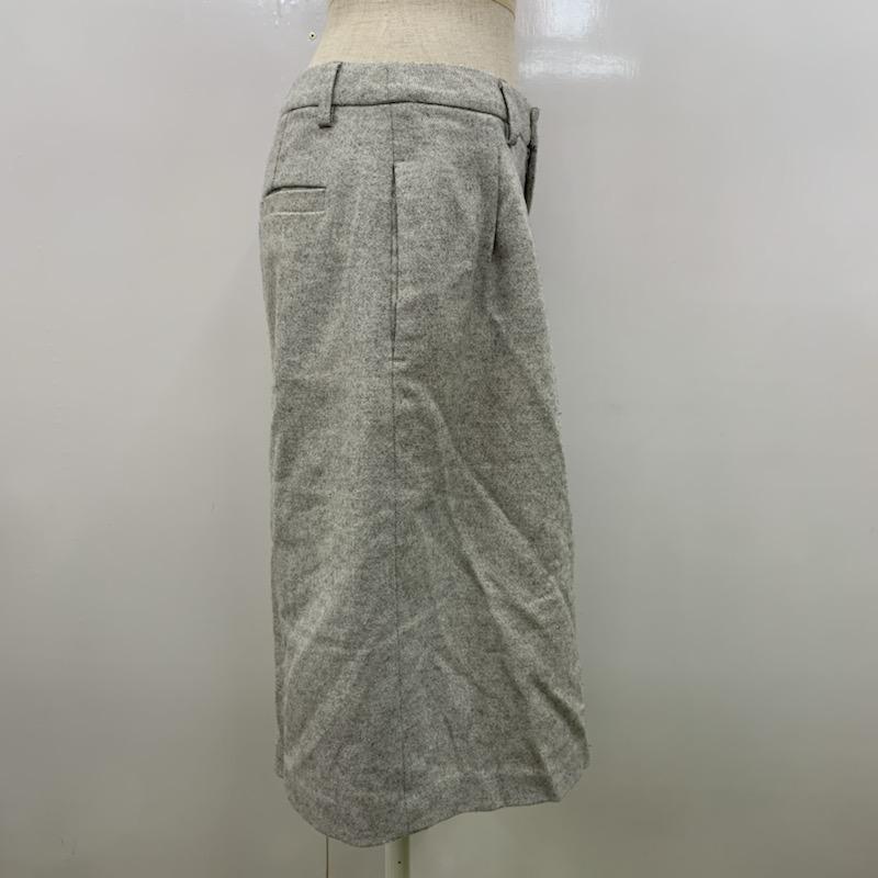 グリーンレーベルリラクシング green label relaxing パンツ ラメ混ワイドパンツ 38 無地 灰 / グレー / レディース USED 古着 中古 10021595