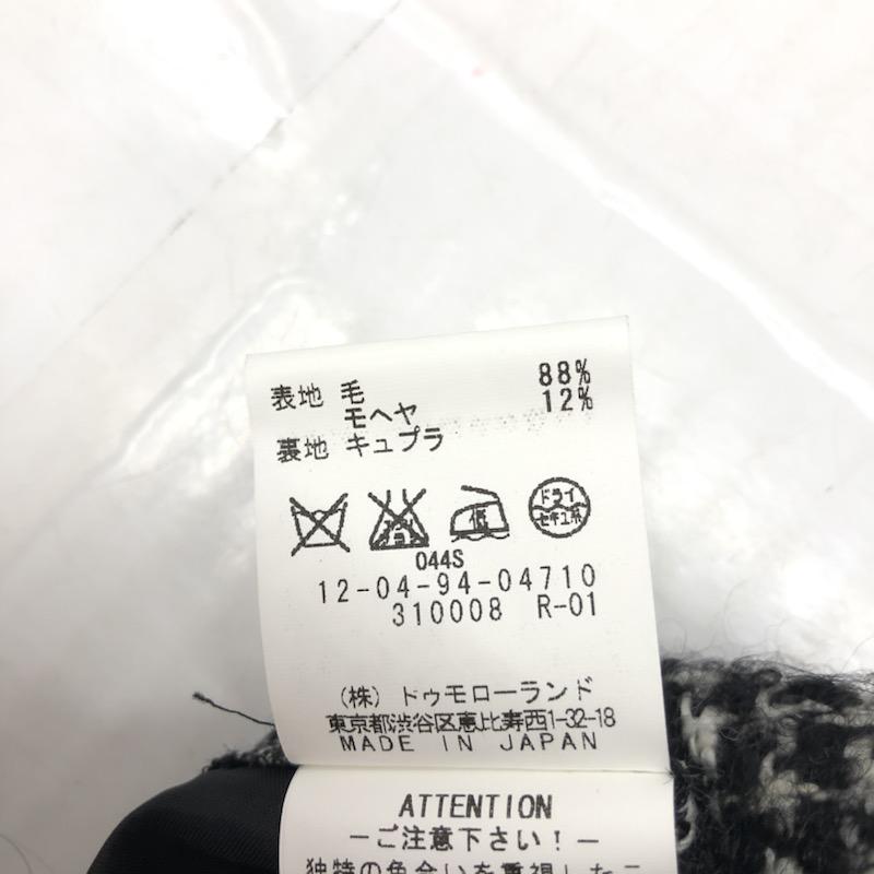 マカフィー MACPHEE パンツ ツイードショートパンツ 36 格子柄 黒 / ブラック / レディース USED 古着 中古 10021599