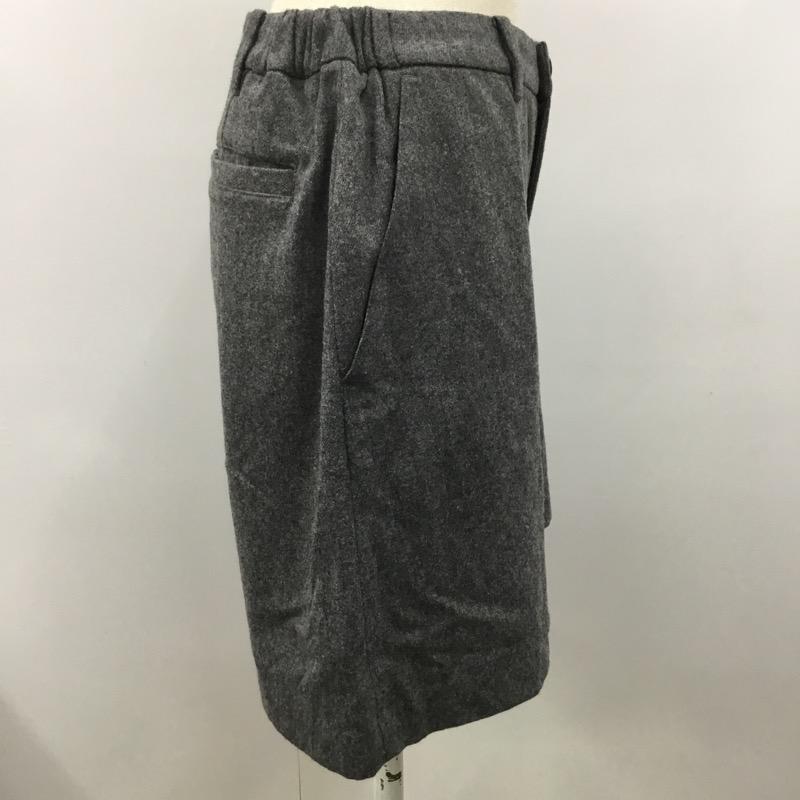 フレームワーク FRAMeWORK パンツ ウール混ショートパンツ 38 無地 灰 / グレー / レディース USED 古着 中古 10021615