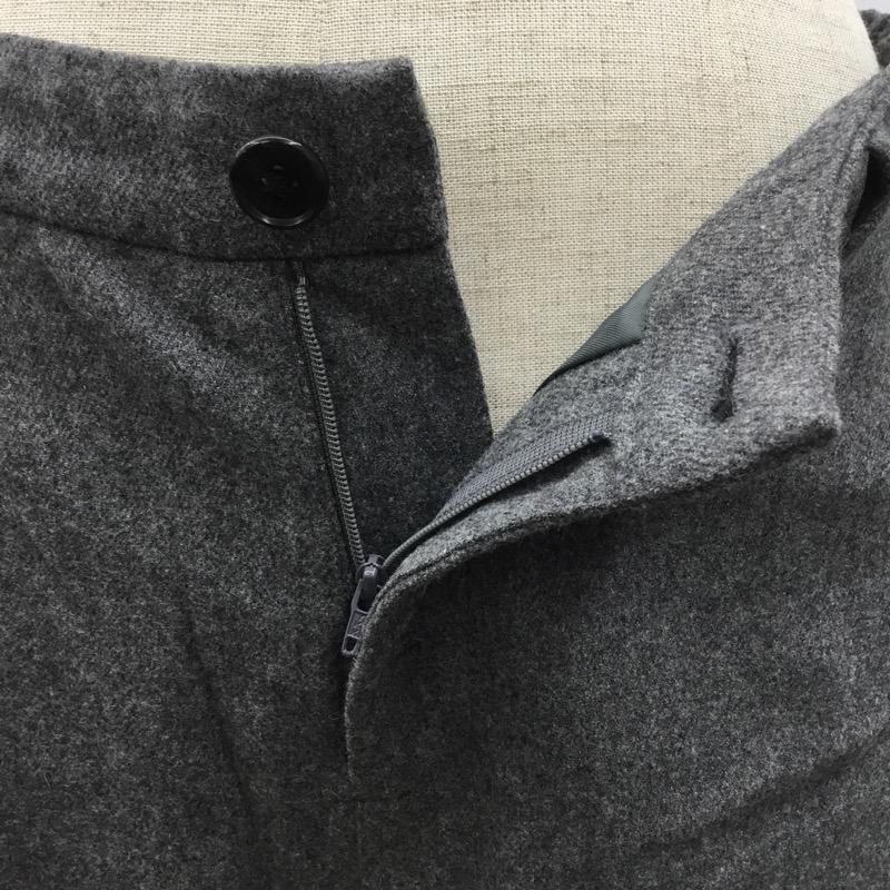 フレームワーク FRAMeWORK パンツ ウール混ショートパンツ 38 無地 灰 / グレー / レディース USED 古着 中古 10021615