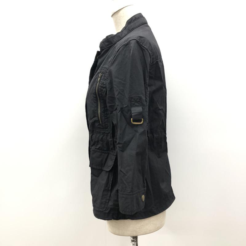 ルクールブラン le.coeur blanc ジャケット、上着 ミリタリージャケット 38 無地 黒 / ブラック / レディース USED 古着 中古 10021632