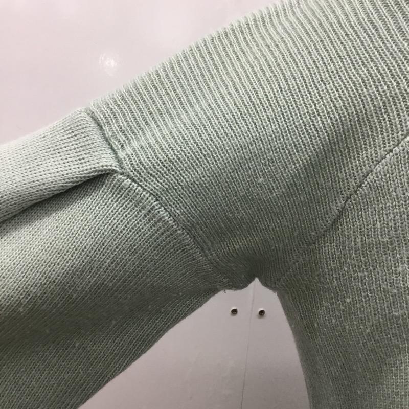 ダズリン dazzlin ニット、セーター ドロップショルダー半袖ニット FREE 無地 緑 / グリーン / レディース USED 古着 中古 10021691