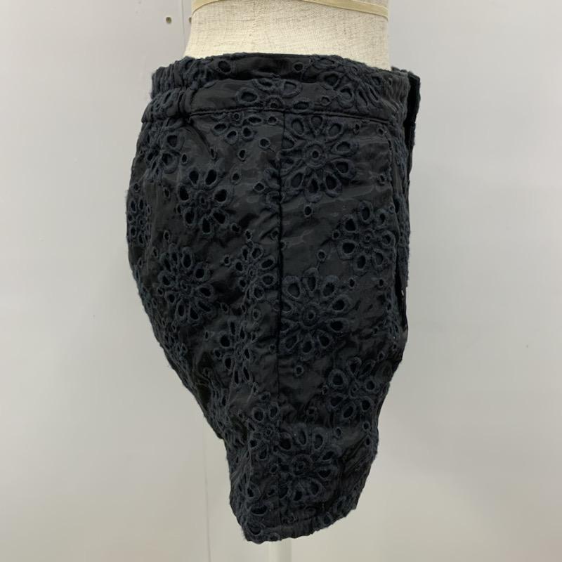ローリーズファーム LOWRYS FARM パンツ ショートパンツ レースショートパンツ FREE レース柄 黒 / ブラック / レディース USED 古着 中古 10021697