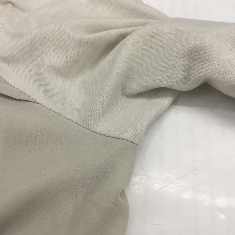 プロポーションボディドレッシング PROPORTION BODY DRESSING カットソー  ビジュー付ドレープカットソー 3 無地 グレージュ / グレージュ /  レディース USED 古着 中古 10021705
