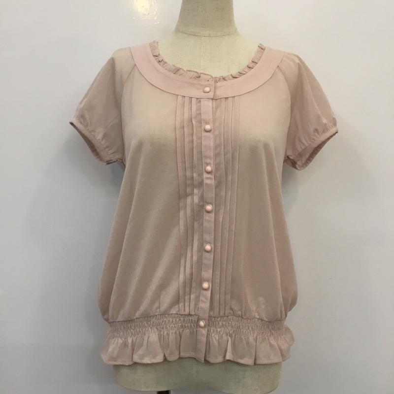 ロペ ROPE' シャツ、ブラウス タックブラウス M 無地 桃 / ピンク / レディース USED 古着 中古 10021713