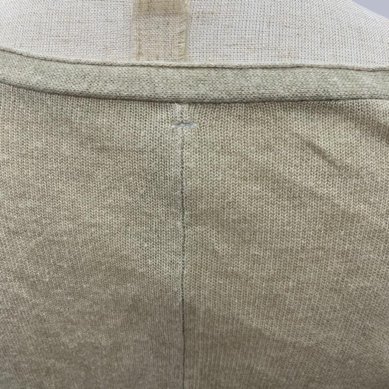 リルコミューン RIL:COMMUNE カットソー 長袖 変型ニット 無地 1 無地 ベージュ / ベージュ /  レディース USED 古着 中古 10021732