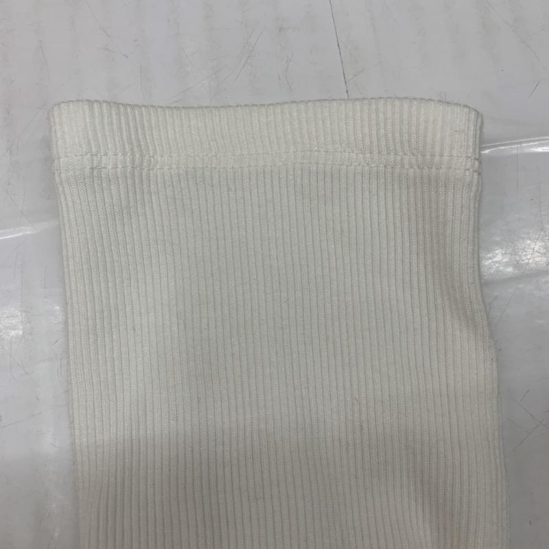 レストローズ L'EST ROSE カットソー  リブカットソー 2 無地 オフホワイト / オフホワイト /  レディース USED 古着 中古 10021758