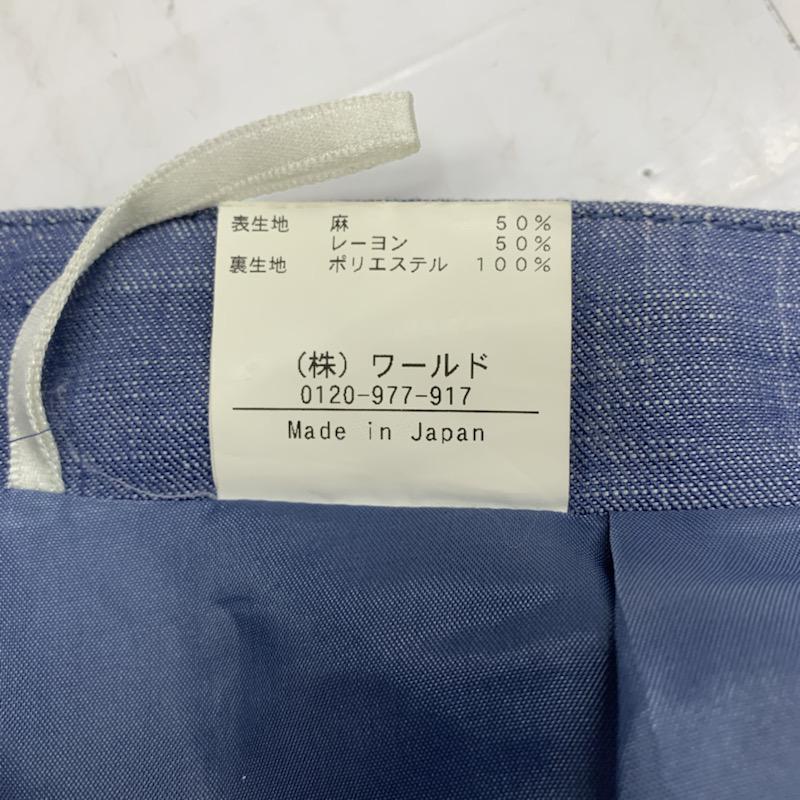 クローラ crolla パンツ プリーツキュロット ショートパンツ 36 無地 青 / ブルー / レディース USED 古着 中古 10021759
