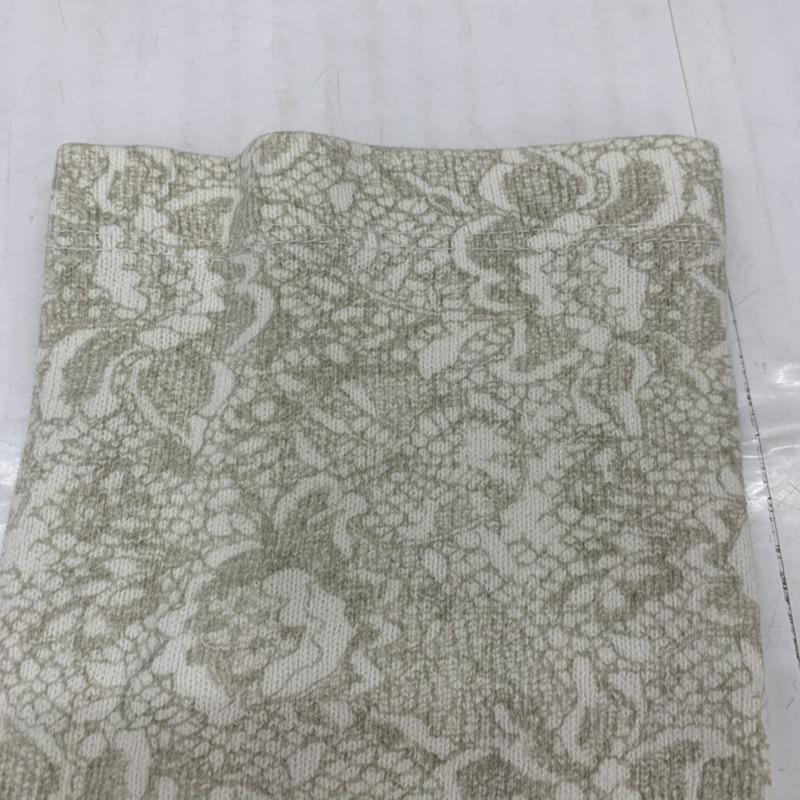 カオン Kaon カットソー  レースプリント バックリボンカットソー FREE 花柄 グレージュ / グレージュ /  レディース USED 古着 中古 10021779