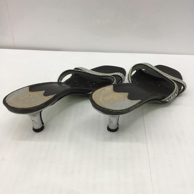 ポールスミス×エマホープ PaulSmith×EMMA HOPES サンダル サンダル メタリック 説明文参照 無地 茶 / ブラウン / レディース USED 古着 中古 10021794
