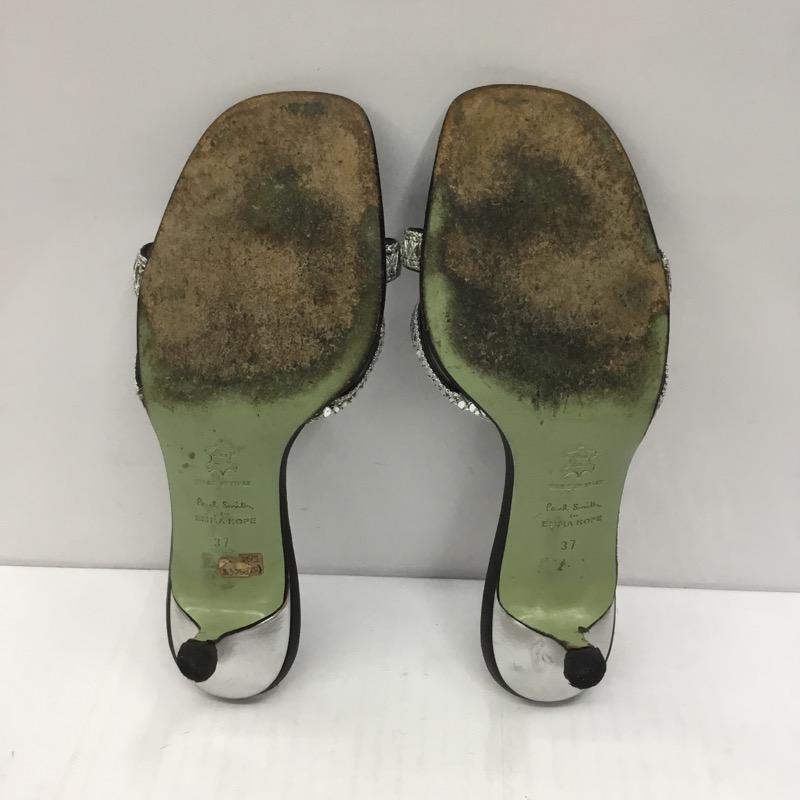 ポールスミス×エマホープ PaulSmith×EMMA HOPES サンダル サンダル メタリック 説明文参照 無地 茶 / ブラウン / レディース USED 古着 中古 10021794