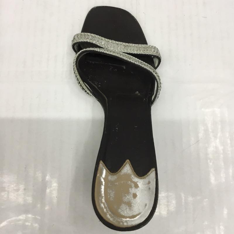 ポールスミス×エマホープ PaulSmith×EMMA HOPES サンダル サンダル メタリック 説明文参照 無地 茶 / ブラウン / レディース USED 古着 中古 10021794