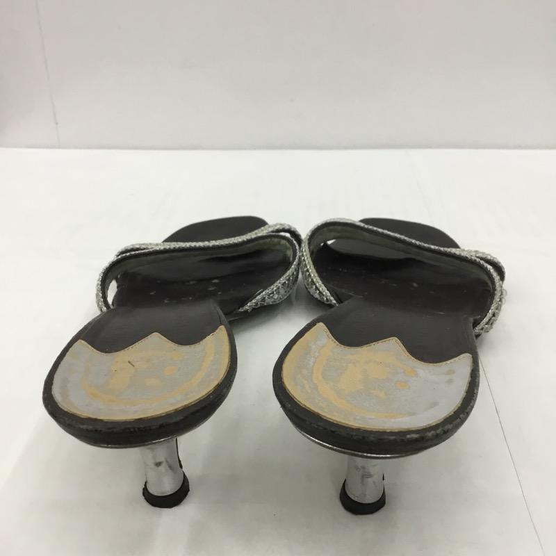 ポールスミス×エマホープ PaulSmith×EMMA HOPES サンダル サンダル メタリック 説明文参照 無地 茶 / ブラウン / レディース USED 古着 中古 10021794