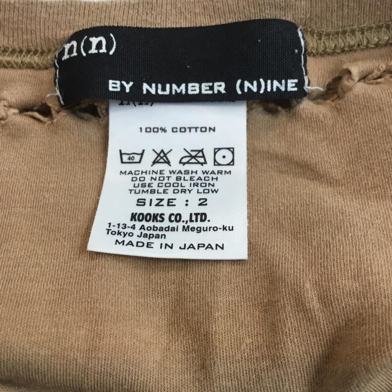 エヌエヌ n(n) Tシャツ Tシャツ 2 茶 / ブラウン / メンズ USED 古着 中古 10021831
