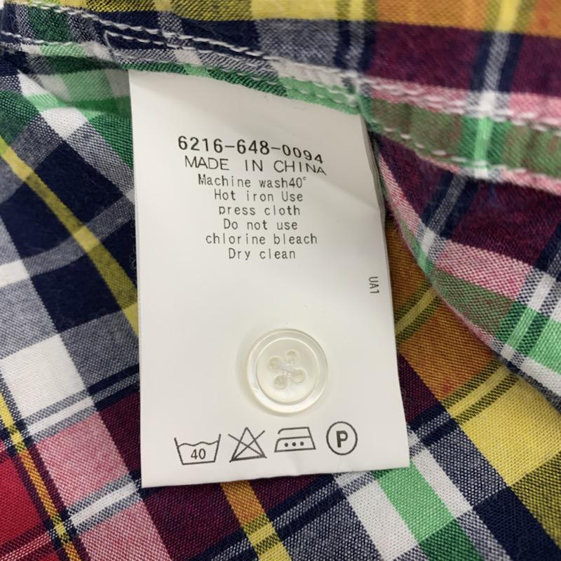 ユナイテッドアローズ UNITED ARROWS シャツ、ブラウス 半袖シャツ M チェック メンズ USED 古着 中古 10021855