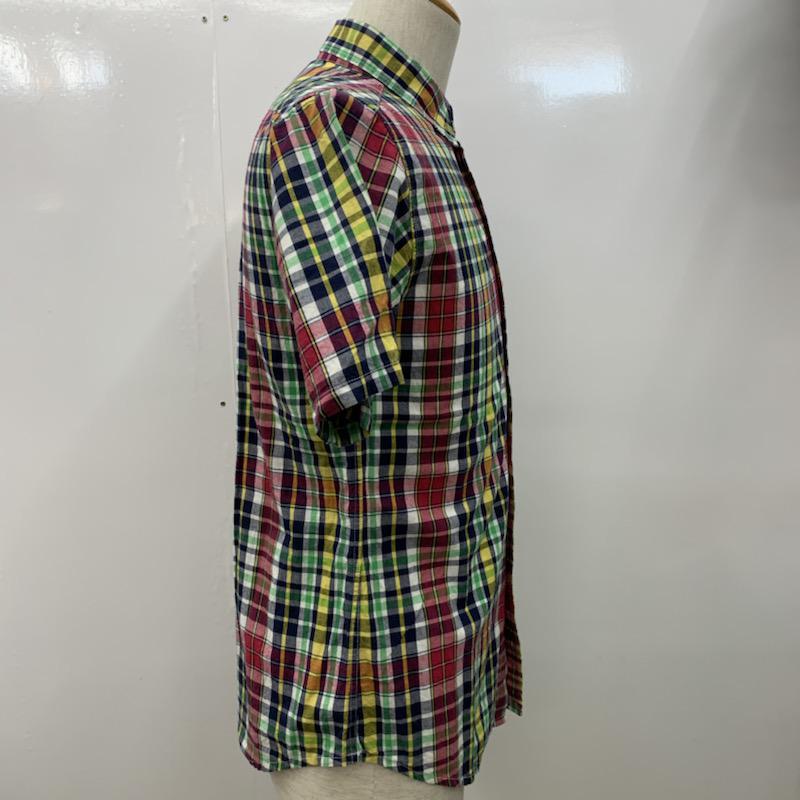 ユナイテッドアローズ UNITED ARROWS シャツ、ブラウス 半袖シャツ M チェック メンズ USED 古着 中古 10021855