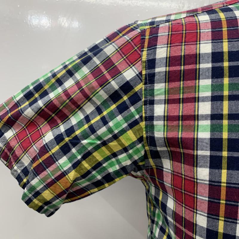 ユナイテッドアローズ UNITED ARROWS シャツ、ブラウス 半袖シャツ M チェック メンズ USED 古着 中古 10021855