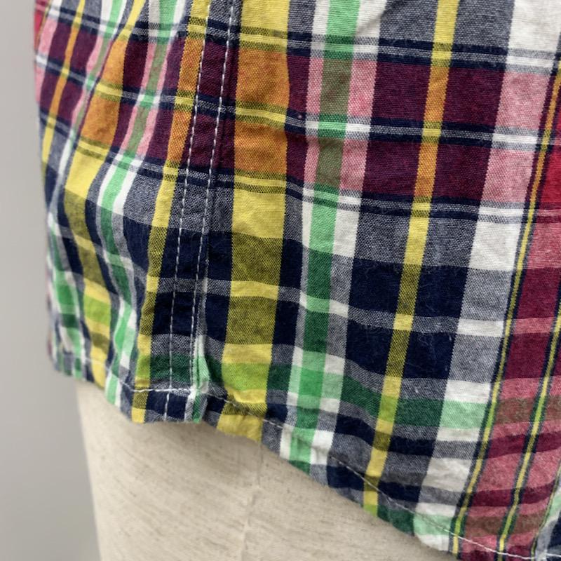 ユナイテッドアローズ UNITED ARROWS シャツ、ブラウス 半袖シャツ M チェック メンズ USED 古着 中古 10021855