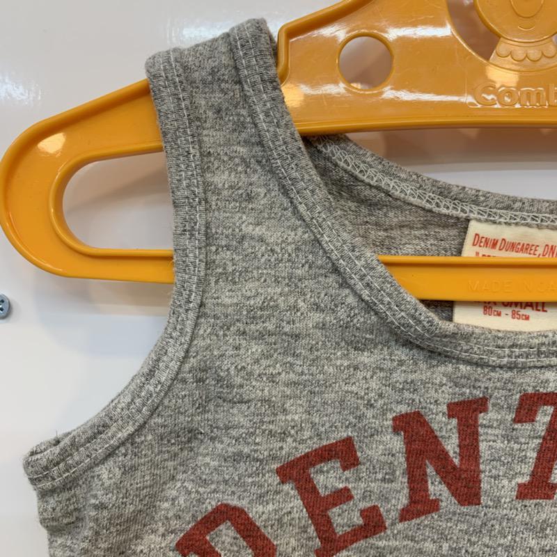デニムダンガリー DENIM DUNGAREE タンクトップ タンクトップ キッズタンクトップ 85? 説明文参照 灰 / グレー / メンズ USED 古着 中古 10021868