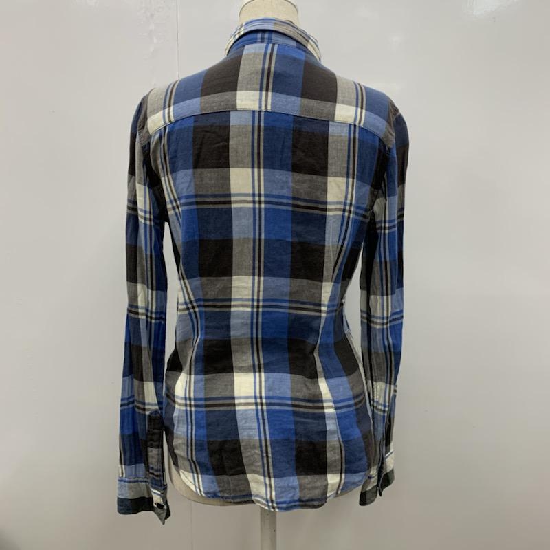 ラルフローレン RALPHLAUREN シャツ、ブラウス 長袖シャツ XS チェック レディース USED 古着 中古 10021878