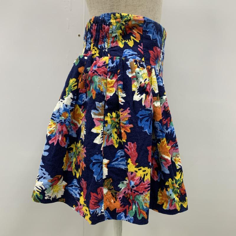 ローリーズファーム LOWRYS FARM パンツ ショートパンツ キュロット FREE 花柄 レディース USED 古着 中古 10021882