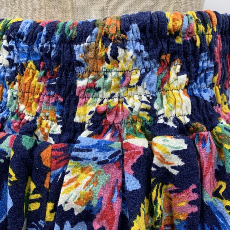ローリーズファーム LOWRYS FARM パンツ ショートパンツ キュロット FREE 花柄 レディース USED 古着 中古 10021882