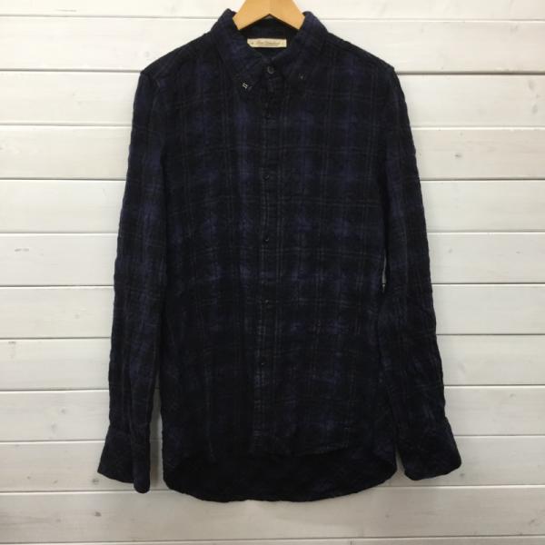 タス スタンダード TASS STANDARD シャツ、ブラウス 長袖シャツ L チェック メンズ USED 古着 中古 10021901