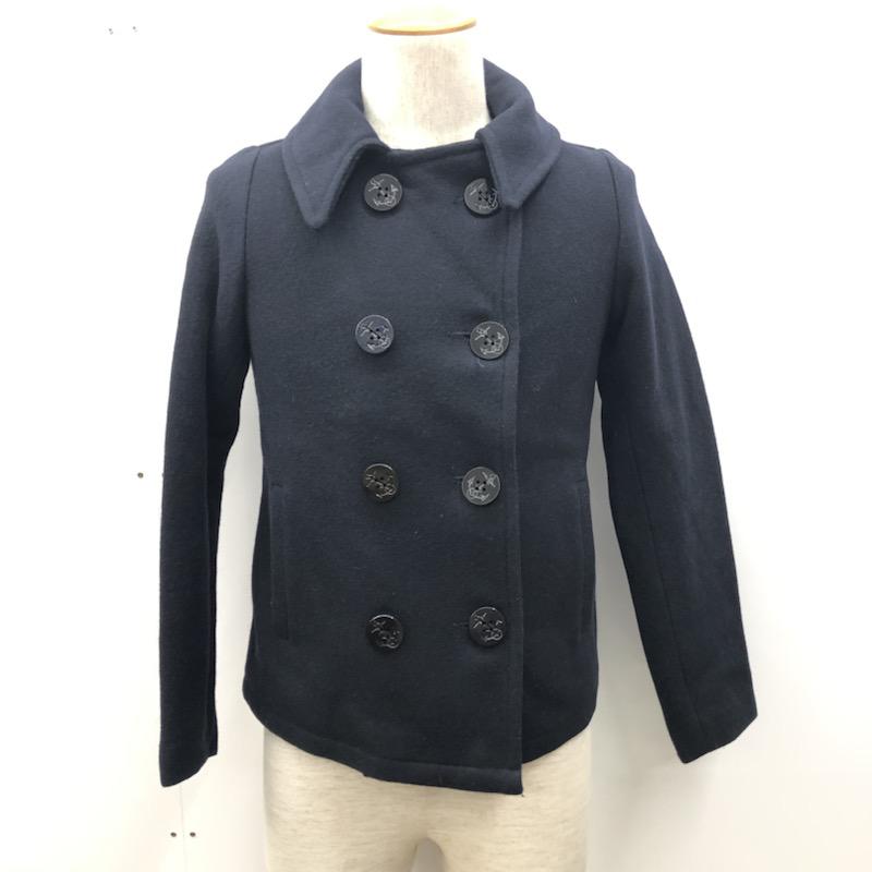 フェデリティー FIDELITY コート Pコート M 無地 紺 / ネイビー / メンズ USED 古着 中古 10021953