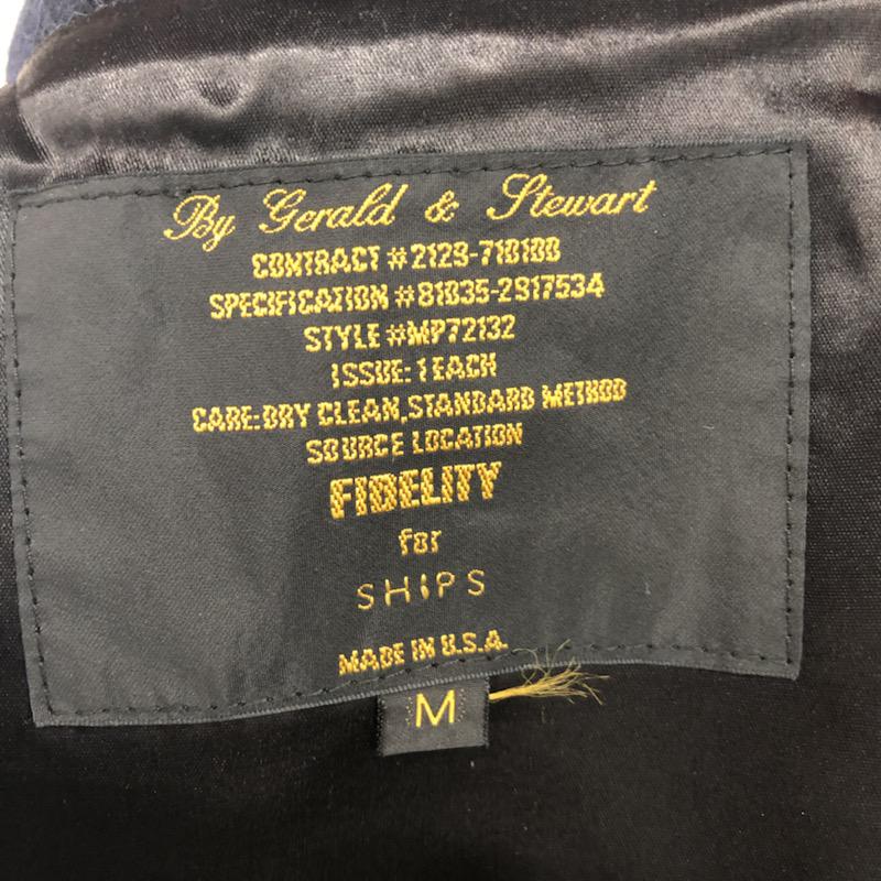 フェデリティー FIDELITY コート Pコート M 無地 紺 / ネイビー / メンズ USED 古着 中古 10021953