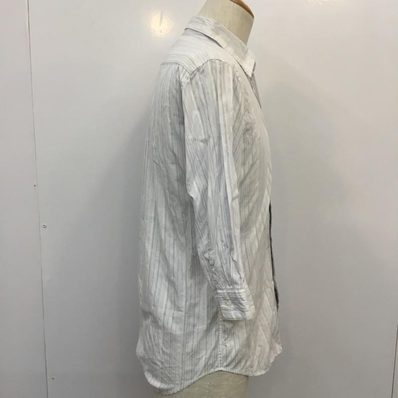 ジャーナルスタンダード JOURNAL STANDARD シャツ、ブラウス 七分丈シャツ M ストライプ メンズ USED 古着 中古 10021991