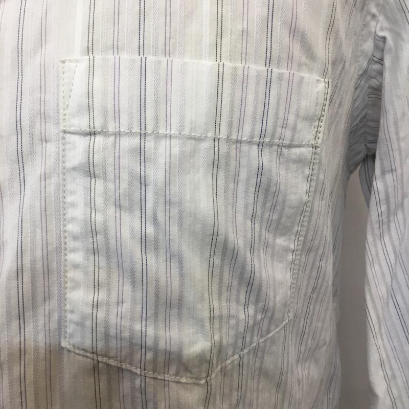 ジャーナルスタンダード JOURNAL STANDARD シャツ、ブラウス 七分丈シャツ M ストライプ メンズ USED 古着 中古 10021991