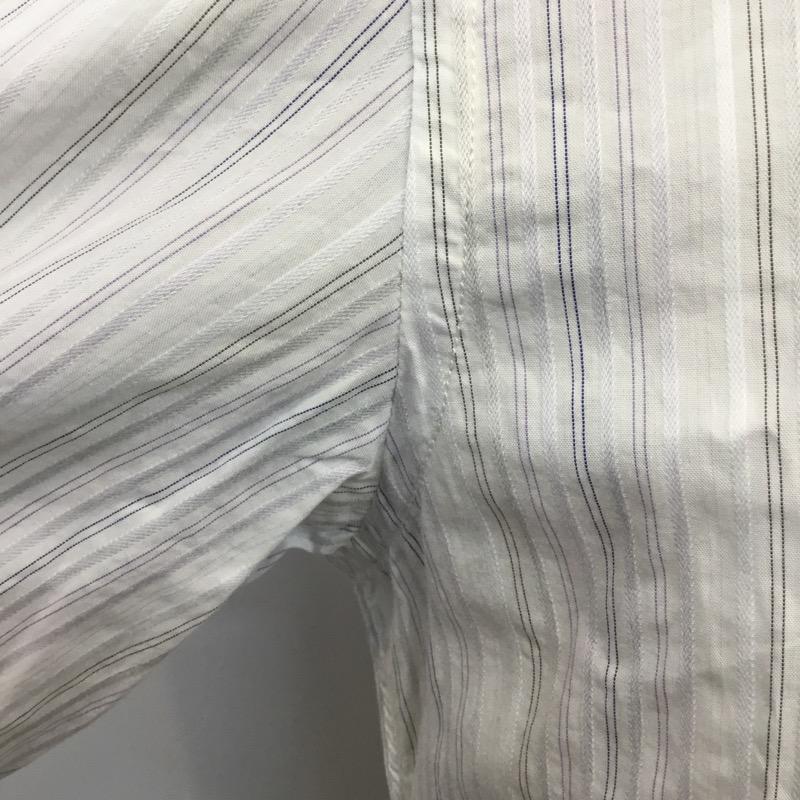 ジャーナルスタンダード JOURNAL STANDARD シャツ、ブラウス 七分丈シャツ M ストライプ メンズ USED 古着 中古 10021991