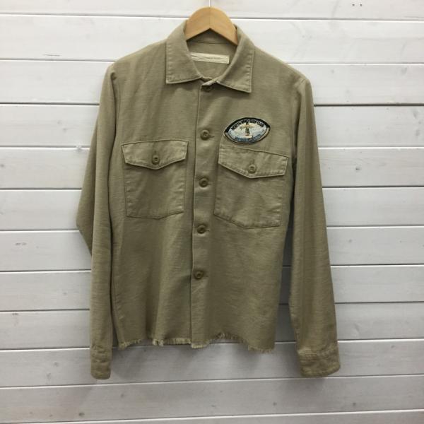 インパクティスケリー Inpaichthys kerri シャツ、ブラウス 長袖シャツ ミリタリー ワッペン S メンズ USED 古着 中古 10021993