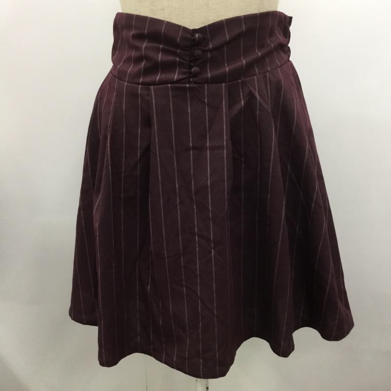 マジェスティックレゴン MAJESTIC LEGON パンツ ショーツ 短パン ショートパンツ M ストライプ レディース USED 古着 中古 10021995