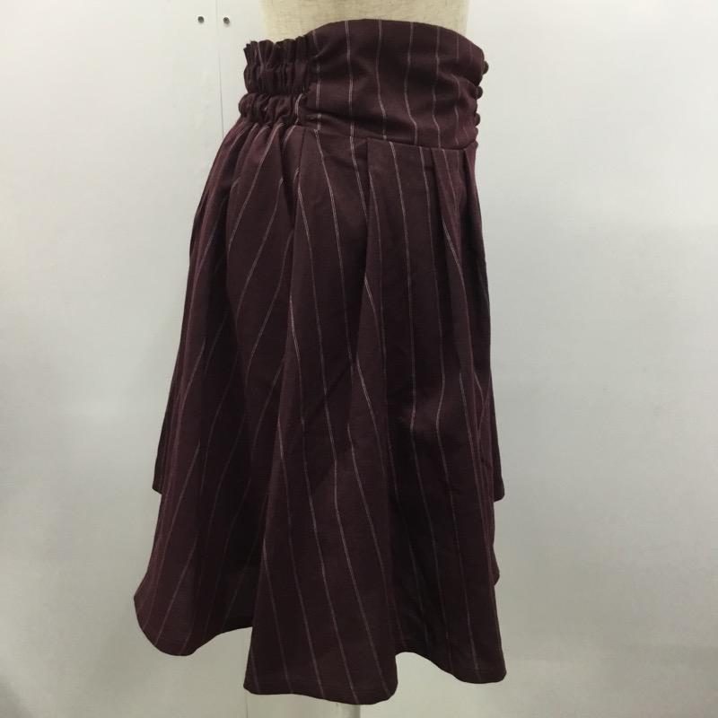 マジェスティックレゴン MAJESTIC LEGON パンツ ショーツ 短パン ショートパンツ M ストライプ レディース USED 古着 中古 10021995