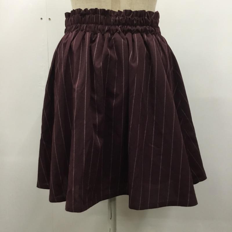 マジェスティックレゴン MAJESTIC LEGON パンツ ショーツ 短パン ショートパンツ M ストライプ レディース USED 古着 中古 10021995