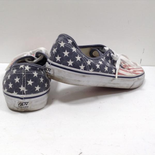 バンズ VANS スニーカー アメリカンフラッグ VANDORE US:10 赤 / レッド / X 白 / ホワイト / X 紺 / ネイビー / レディース USED 古着 中古 10022043