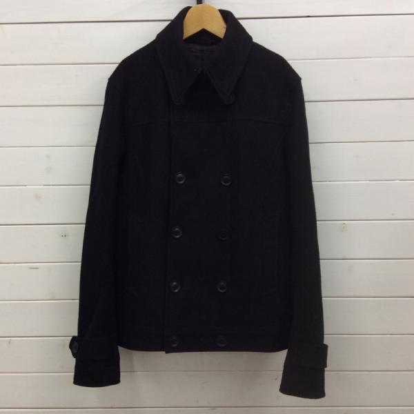 マインドブロウ MIND BLOW コート ピーコート 3 無地 黒 / ブラック / メンズ USED 古着 中古 10022058
