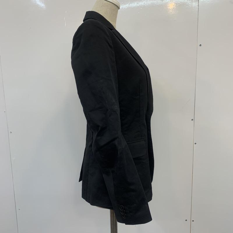 アダムエロペ ADAM ET ROPE' ジャケット、上着 テーラードジャケット 36 無地 黒 / ブラック / レディース USED 古着 中古 10022061