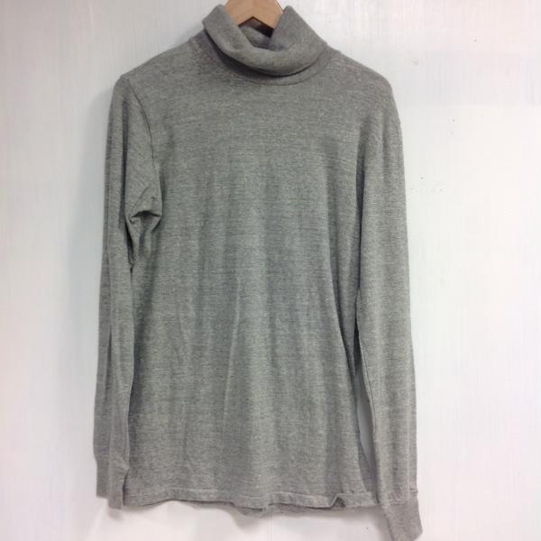 エヌ・エス・シー・オー NSCO カットソー タートルネック 0 無地 灰 / グレー / メンズ USED 古着 中古 10022152