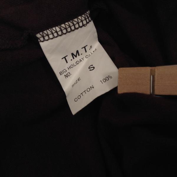 ティーエムティー TMT Tシャツ ロングTシャツ S 茶 / ブラウン / メンズ USED 古着 中古 10022192