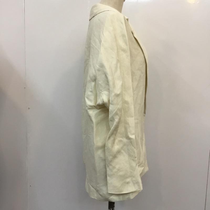 フォンセ FONCE ジャケット、上着 ジャケット、ブレザー テーラードジャケット 無地 36 無地 白 / ホワイト / レディース USED 古着 中古 10022196