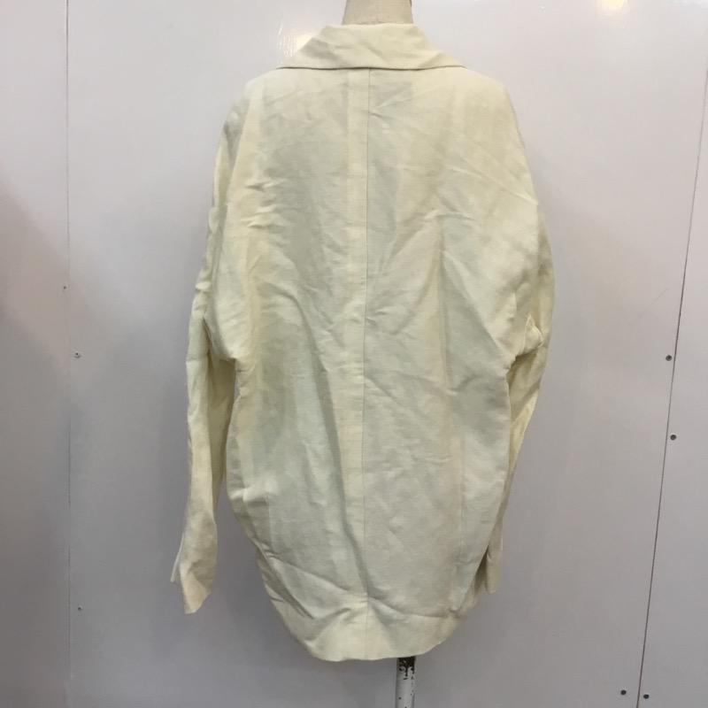 フォンセ FONCE ジャケット、上着 ジャケット、ブレザー テーラードジャケット 無地 36 無地 白 / ホワイト / レディース USED 古着 中古 10022196