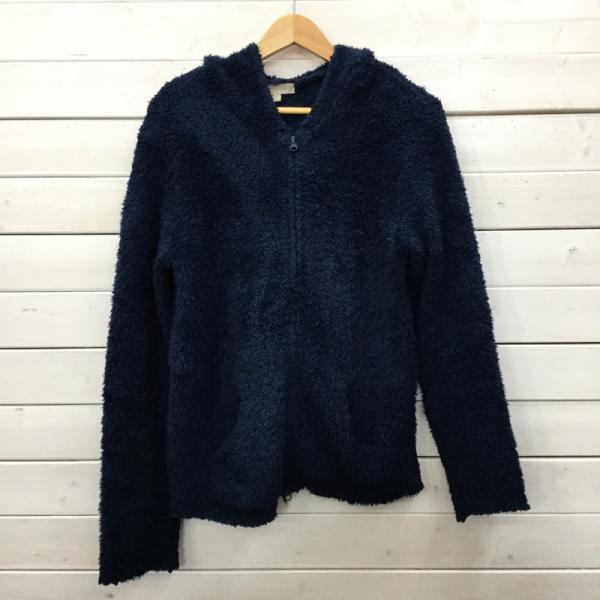 ベアフットドリームズ BAREFOOT DREAMS パーカー パーカー S 無地 紺 / ネイビー / メンズ USED 古着 中古 10022223